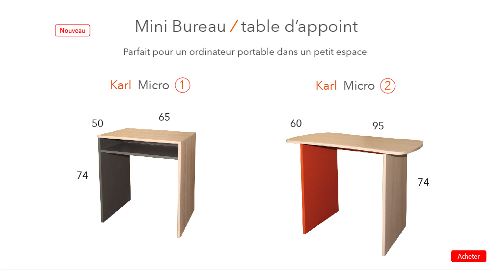 rangements/bureau Karl micro